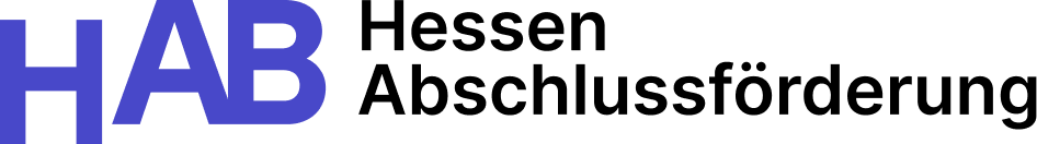 Logo HAB Förderung - Hessen Abschlussförderung
